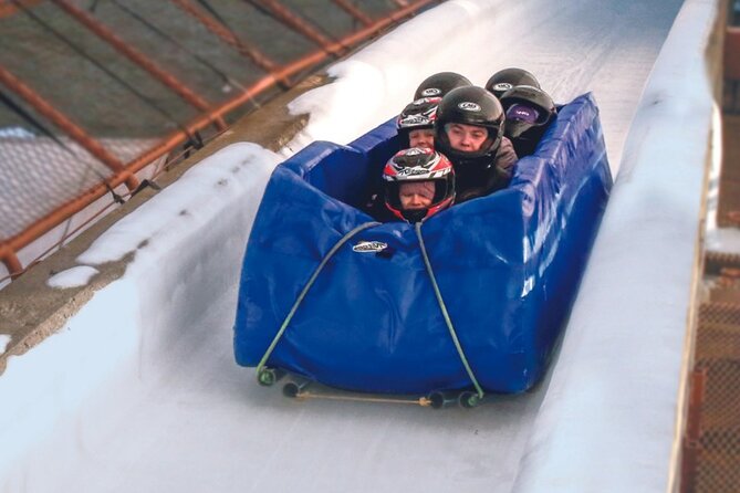 Latvia Bobsleigh and luge track ride experience - Sigulda sightseeing and Turaida castle stop between turns