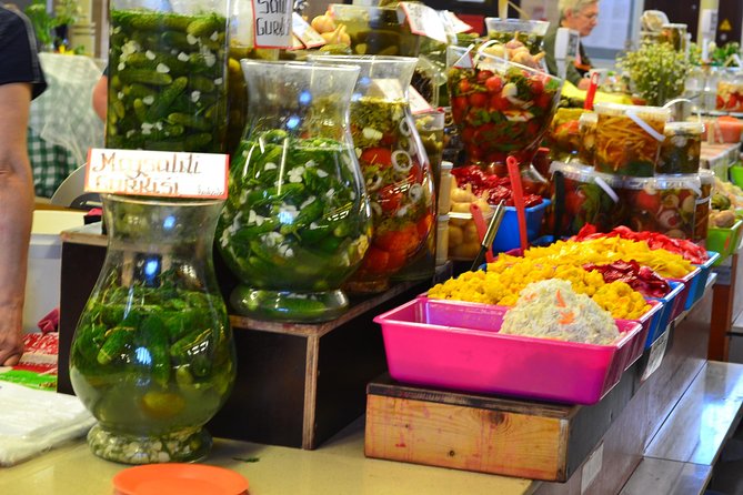Latvian food tasting tour at Riga Central market - Riga Central Market’s five Zeppelin hangars, your meal in motion