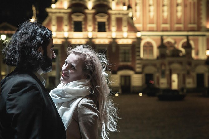 Riga at Night Photoshoot Tour - House of the Black Heads and St. Peter’s Church: ending with the best kind of dramatic
