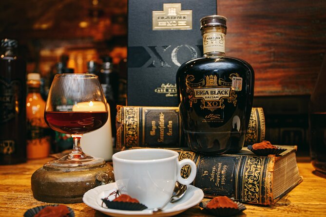 Riga Black Balsam XO Tasting Exclusive Flavor in Limited Edition - Black Magic Bar: that 18th-century, medieval-themed setting works