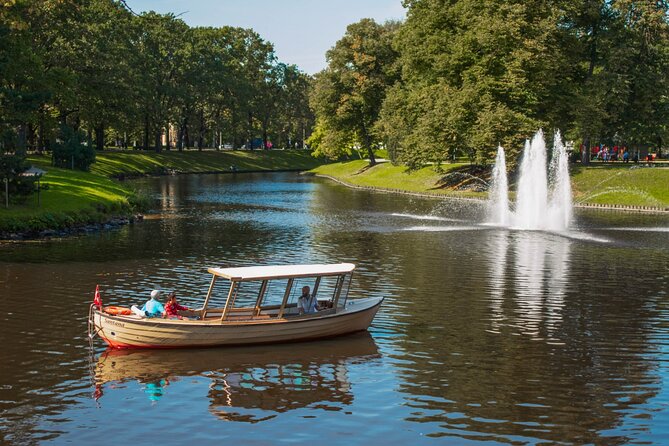 Riga Sightseeing Tour by Canal Boat with Audioguide - Latvian National Theater and Bastion Hill: Big Names, Real Angles