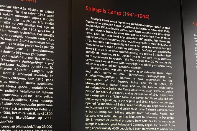 Visit of Salaspils Memorial Ensemble - What to expect on timing, duration, and what to wear